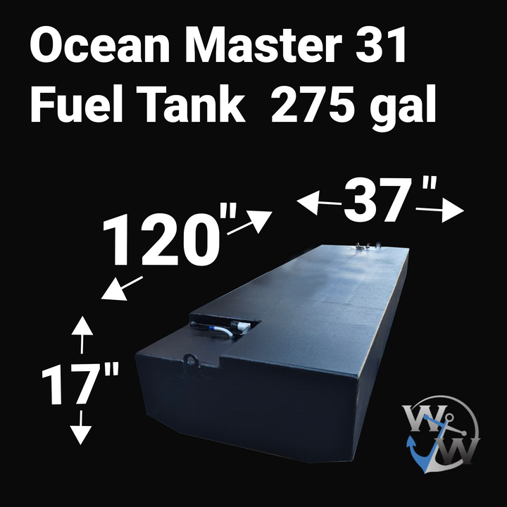 Ocean Master 31 Fuel Tank (275 gal)  | OEM Replacement - Welding World, Inc.