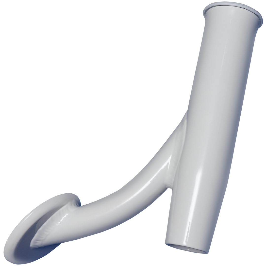 Offset Rod Holders (pair) White