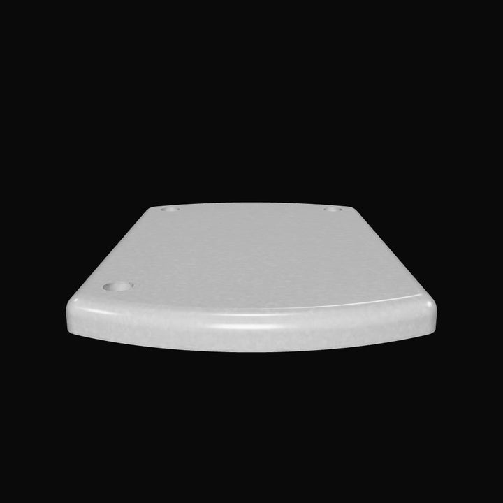 3.75" x 6" Aluminum Grommet Pad | 3/8" Thick | Marine Grade 6061-T6
