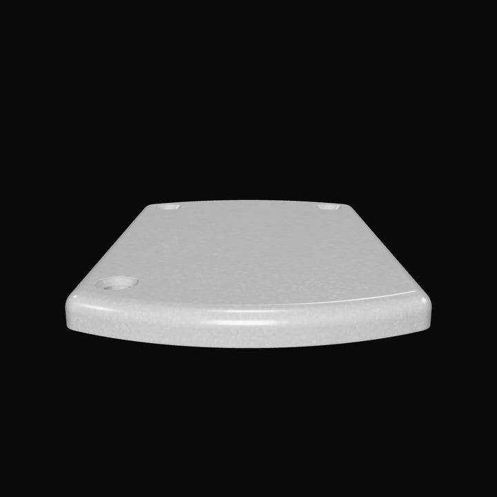 3.75" x 6" Aluminum CS Pad - Right Side | 3/8" Thick | Marine Grade 6061-T6