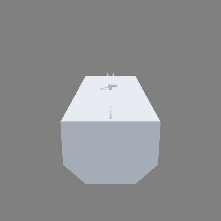 1993 Intrepid 23' boat fuel tank, 147-gallon capacity, designed for marine use with durable construction for long-lasting performance