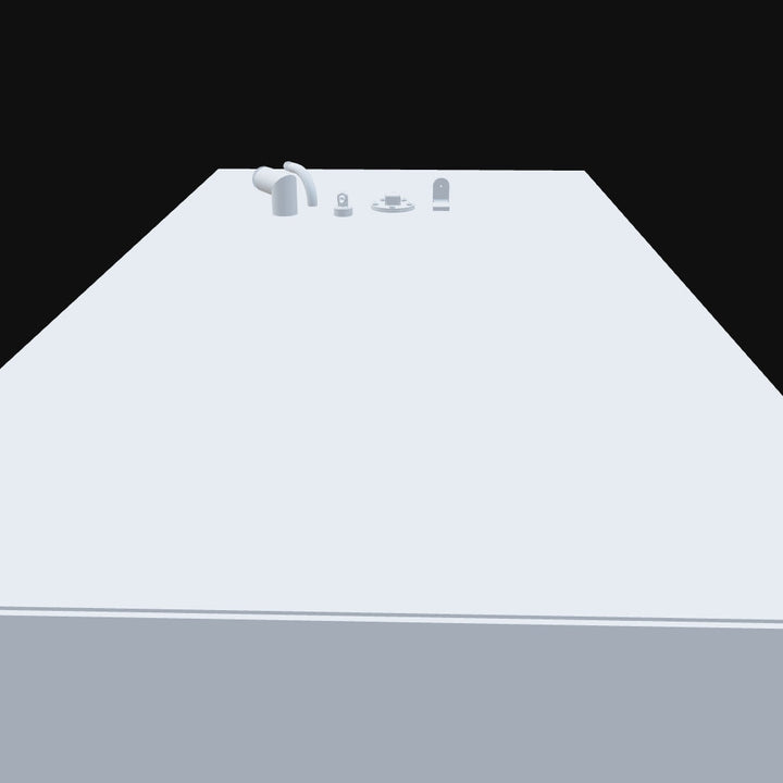 A 3D model of a 1978 Mako 21 with an 83-gallon net OEM replacement fuel tank, designed for offshore fishing with durable and efficient fuel storage