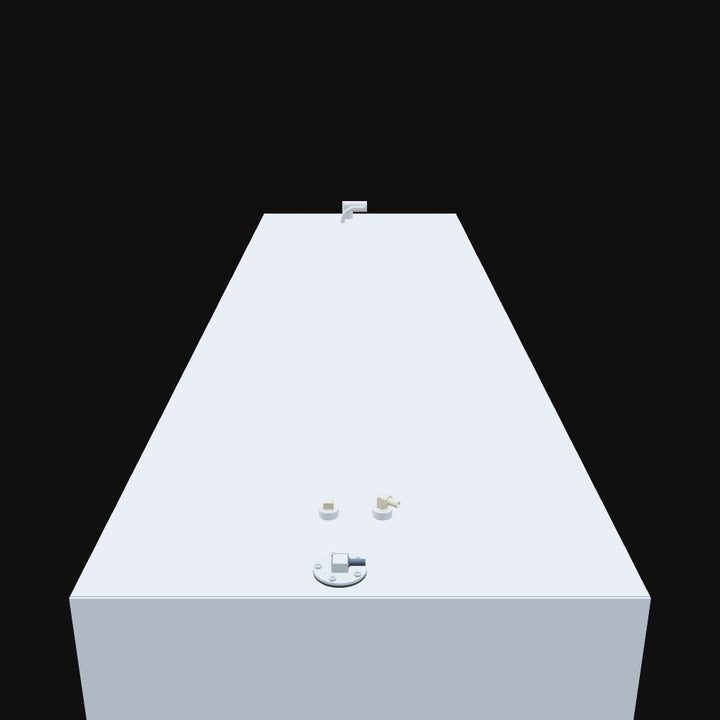 A 3D model of a 1994 Proline 231 with a 138-gallon OEM replacement fuel tank, designed for offshore fishing and recreational cruising with reliable and durable fuel storage
