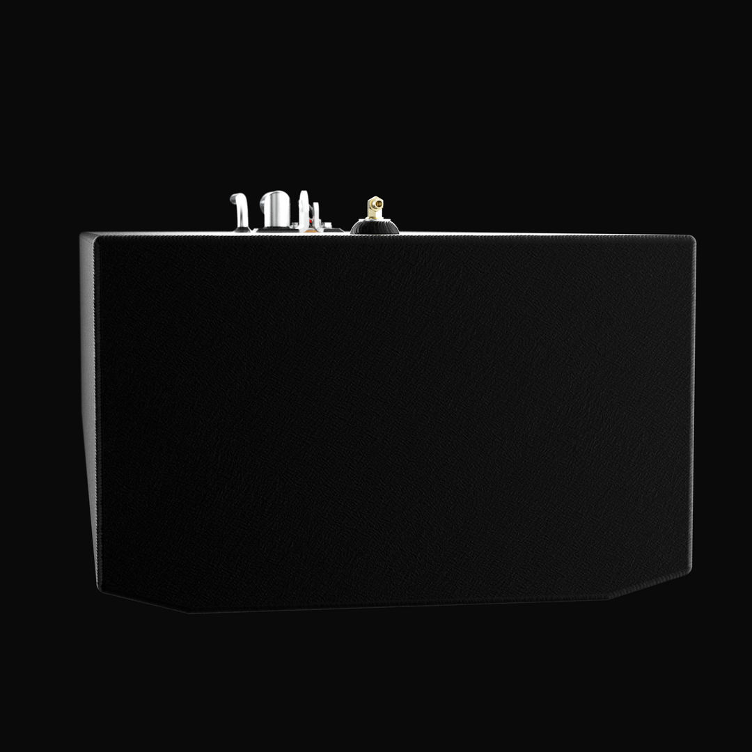 Front-facing profile of a 102-gallon Pursuit Denali 2460 (1996) fuel tank showing the heavy-duty .190" marine-grade aluminum construction and thick Coal Tar Epoxy coating. The view highlights the precision-engineered hull-conforming bottom and top-mounted fuel system ports, ensuring a guaranteed OEM fit within the vessel's center stringer cavity.