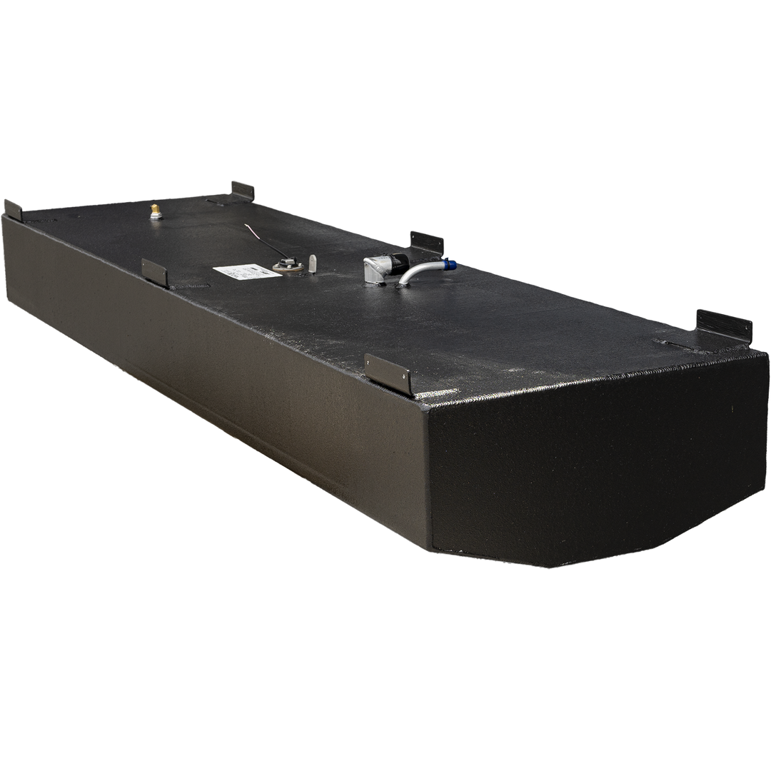 SeaCraft 23 with a 122-gallon nominal Built to OEM Specs fuel tank, designed for offshore fishing and long-range cruising with durable and reliable fuel storage