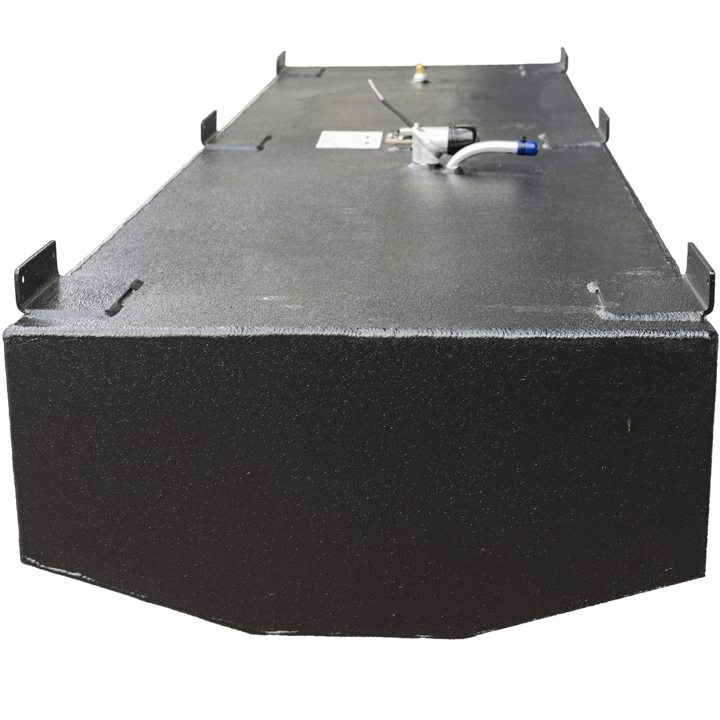 SeaCraft 23 with a 122-gallon nominal Built to OEM Specs fuel tank, designed for offshore fishing and long-range cruising with durable and reliable fuel storage
