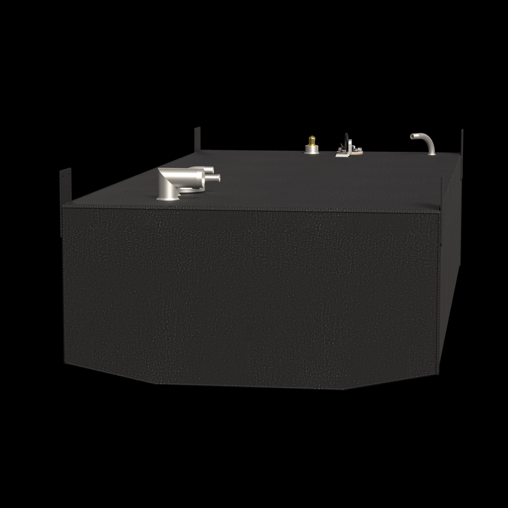 SeaFox 228 Commander Built to OEM Specs fuel tank with 90-gallon nominal capacity, designed for marine reliability
