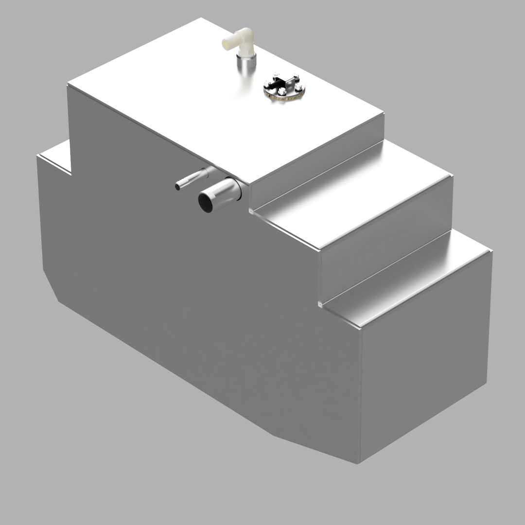 Seahunt 35 marine combination tank system featuring integrated fuel and water storage for offshore vessel