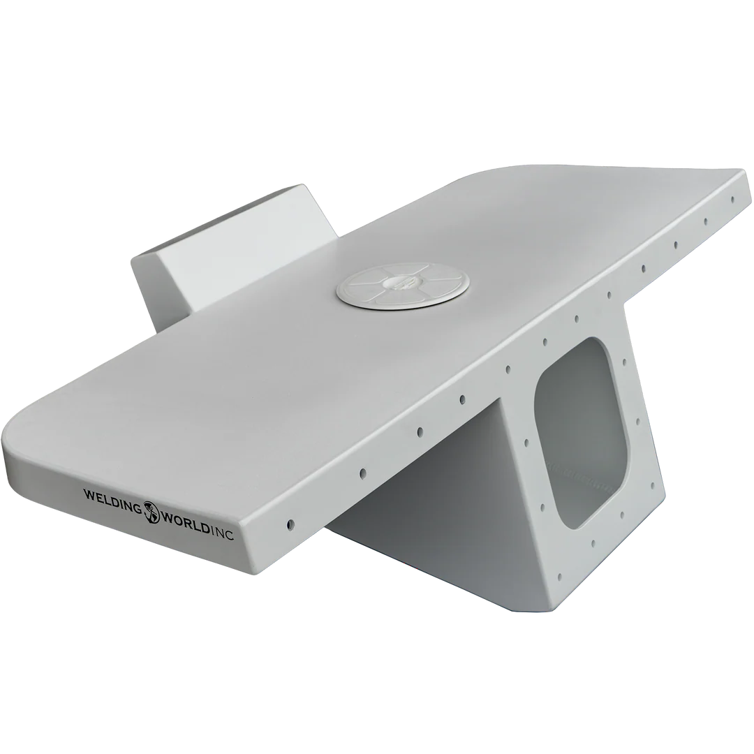 Glastron Sea Fury 216 Apex Single Engine Bracket by Welding World Inc., heavy-duty, high-flotation welded aluminum design