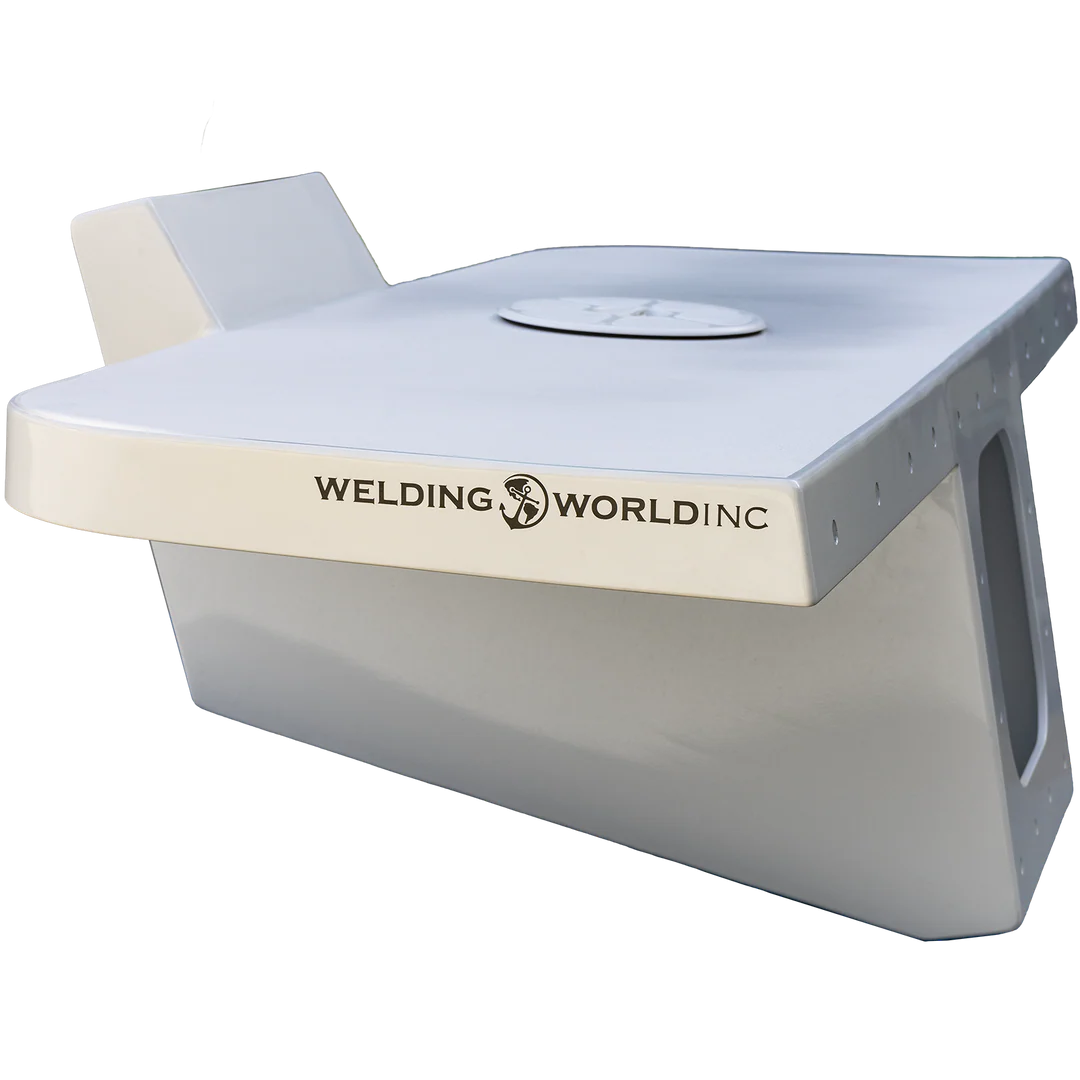 Glastron Sea Fury 216 Apex Single Engine Bracket by Welding World Inc., heavy-duty, high-flotation welded aluminum design