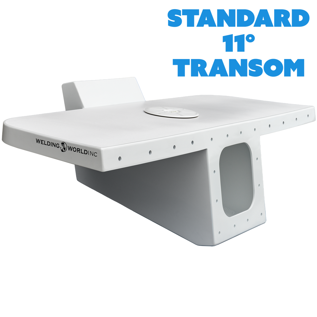 Standard Apex Single Engine 11° Transom Bracket - Welding World, Inc.
