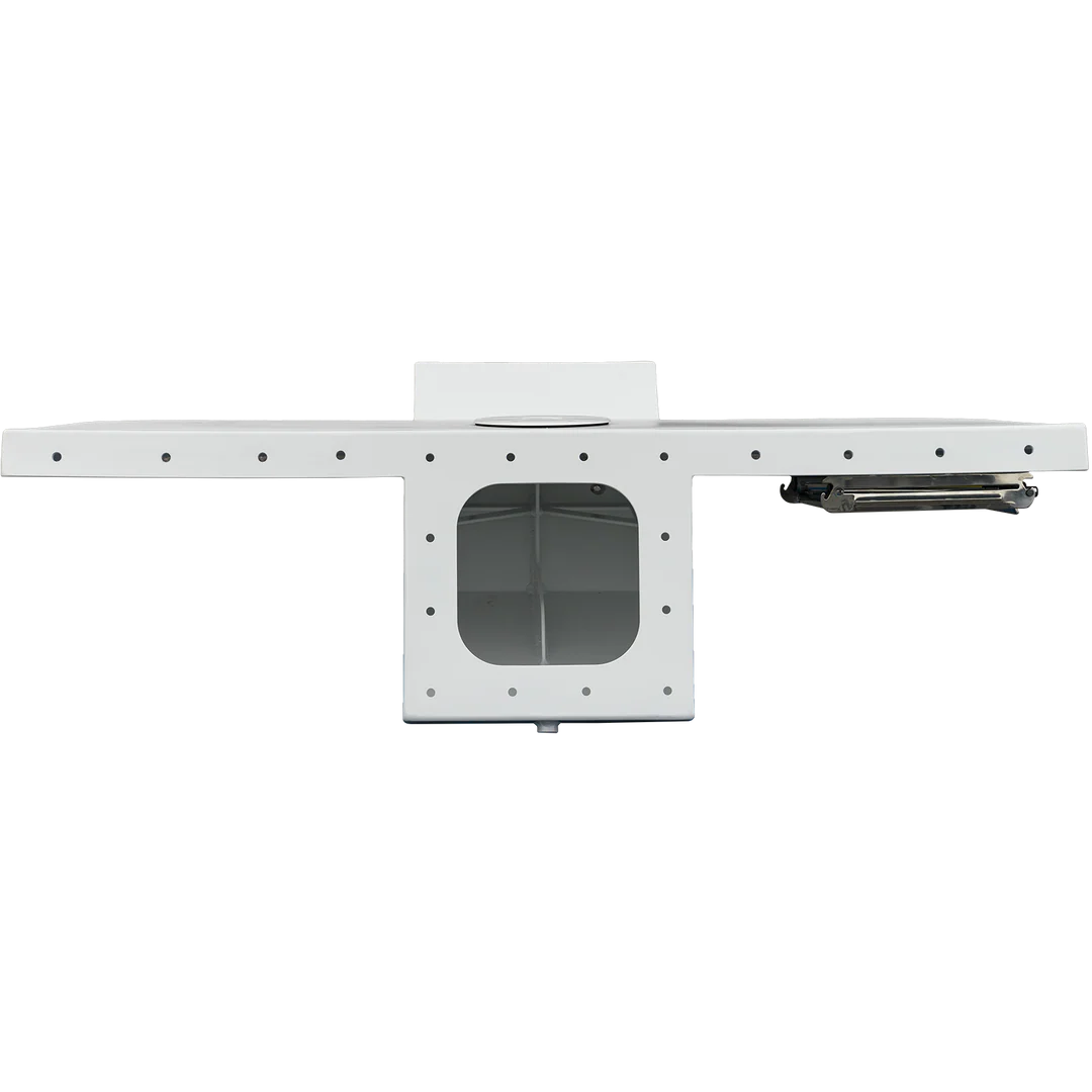 Glastron Sea Fury 216 Single Engine Bracket by Welding World Inc., heavy-duty, high-flotation welded aluminum design