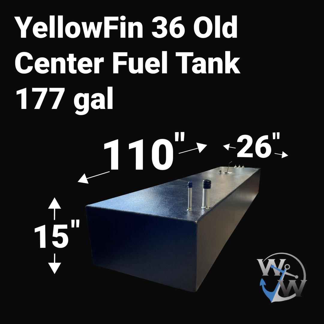 YellowFin 36' (177 Gallon) Old Center Tank | OEM Replacement YellowFin 36' (177 Gallon) Old Center Tank | OEM Replacement