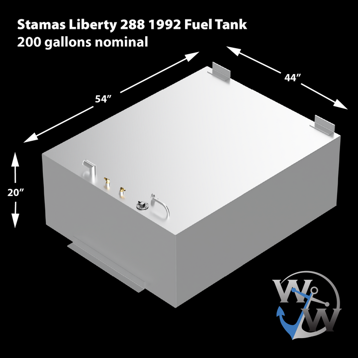 Stamas Liberty 288 Walkaround 1992 OEM Replacement Tank - 200 gal.