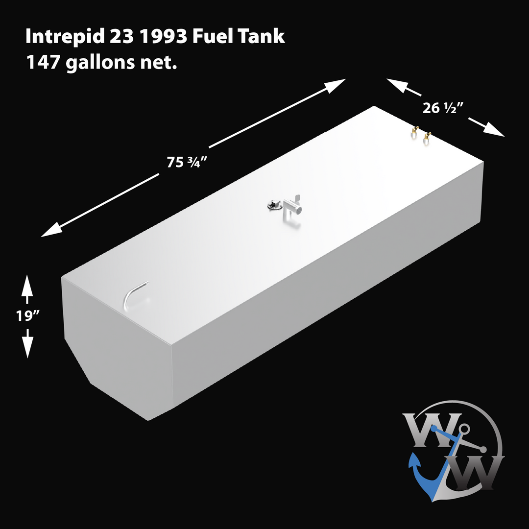 Intrepid 23' 1993 Fuel Tank (147 gal. net)