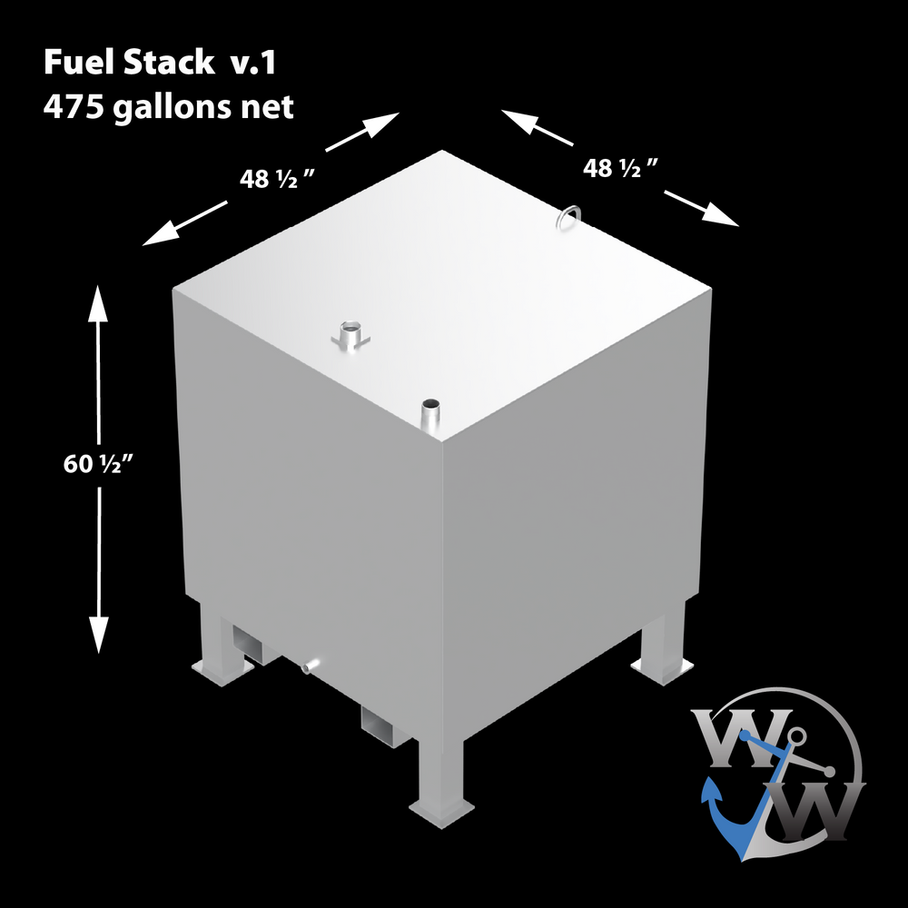 Fuel Stack v.1 - 475 gal. Forkliftable Fuel Tank – Welding World, Inc.