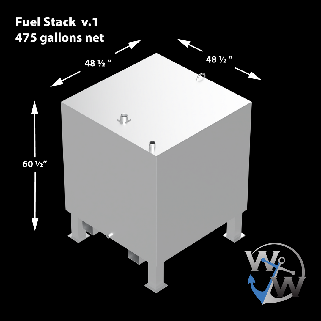 Fuel Stack v.1 - 475 gal. Forkliftable Fuel Tank