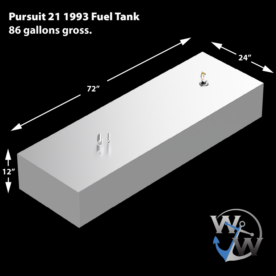 Pursuit 21 1993 - 82 gal. (gross) OEM Replacement Fuel Tank