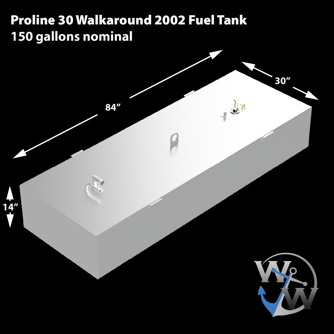 Proline 30 Walkaround 2002 Combo OEM Replacement Saddle Tanks 2 x 150 gal.