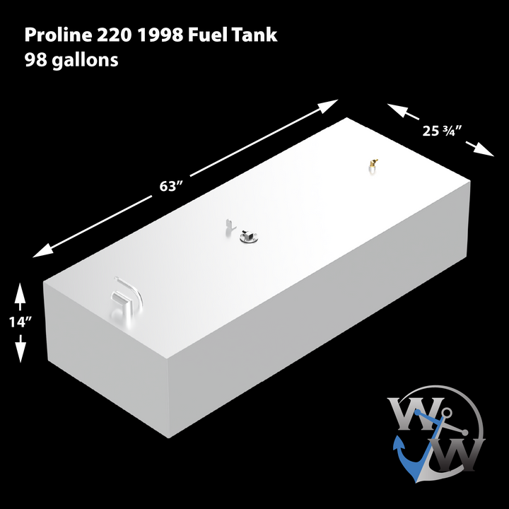 Proline 220 - 1998  - 98 gal. OEM replacement fuel tank