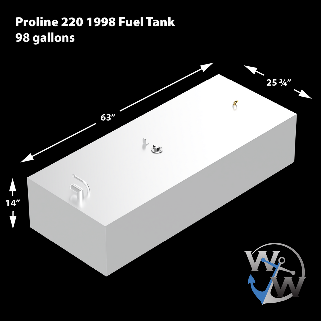 Prolina 220 - 1998 - 98 gal. Tanque de combustible de repuesto OEM