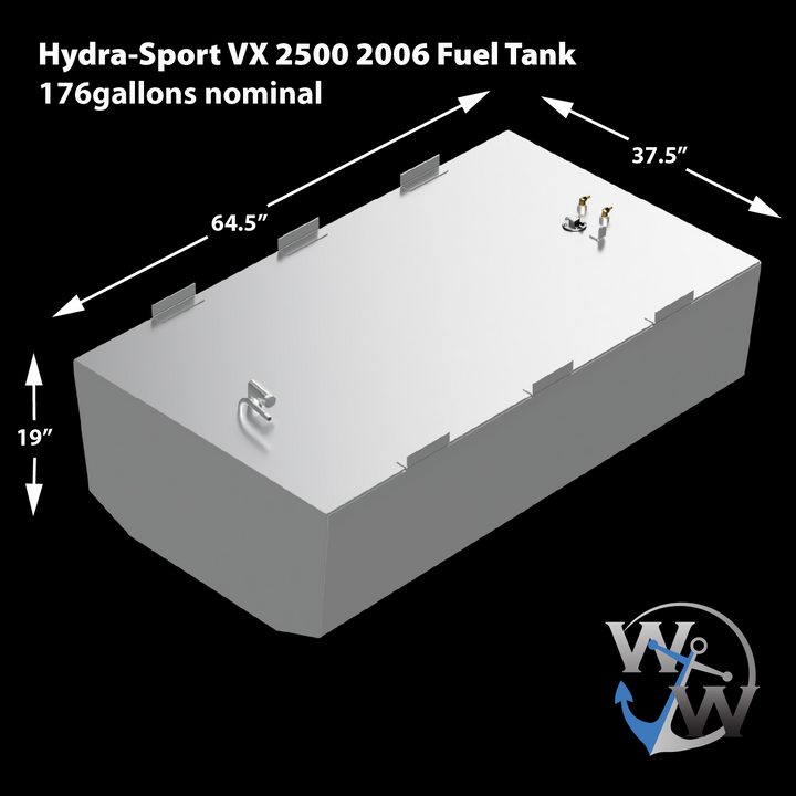 Hydra-Sports VX 2500 - 2006 OEM Replacement Fuel Tank