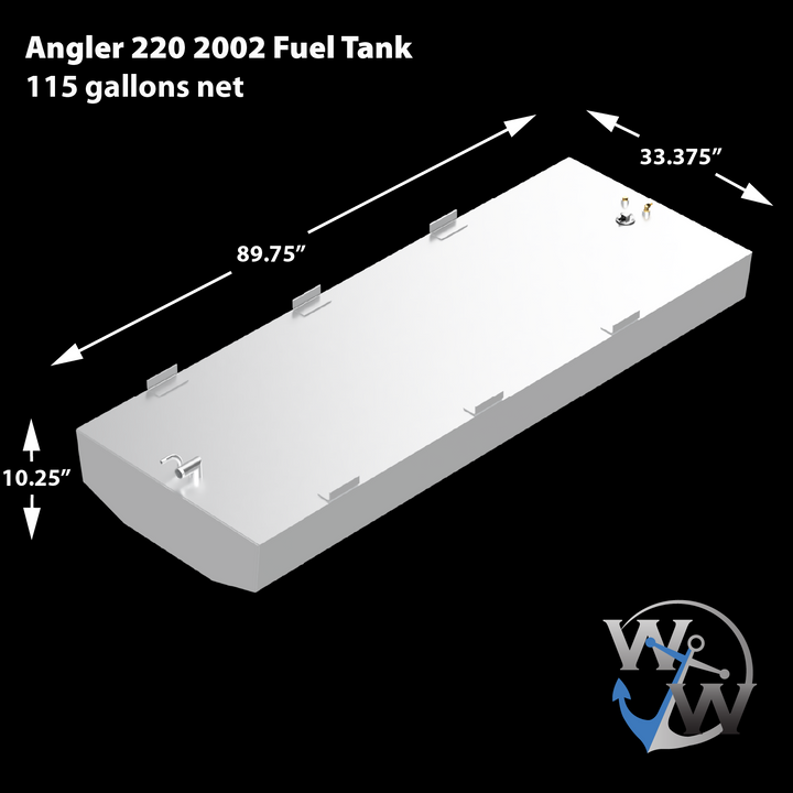 Angler 220 2002 114 gal. net OEM Replacement Belly Fuel Tank