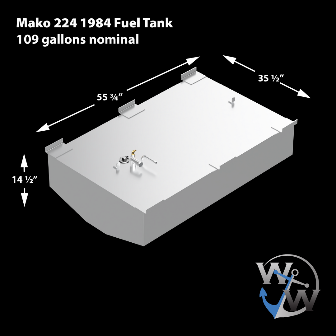 Mako 224 1984 OEM Replacement Fuel Tank