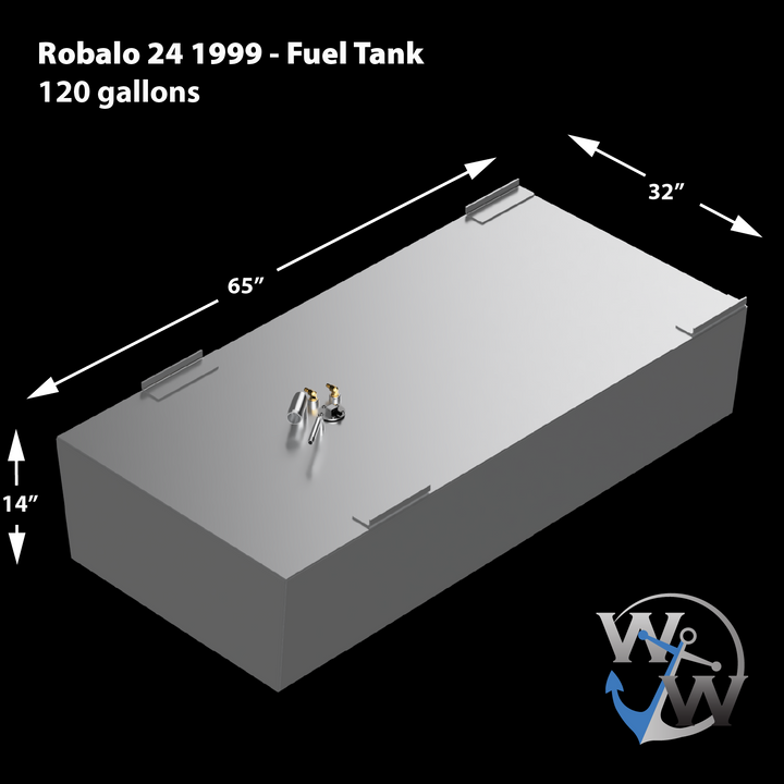 Robalo 24' 1999 - 120 gal. Tanque de combustible de repuesto OEM