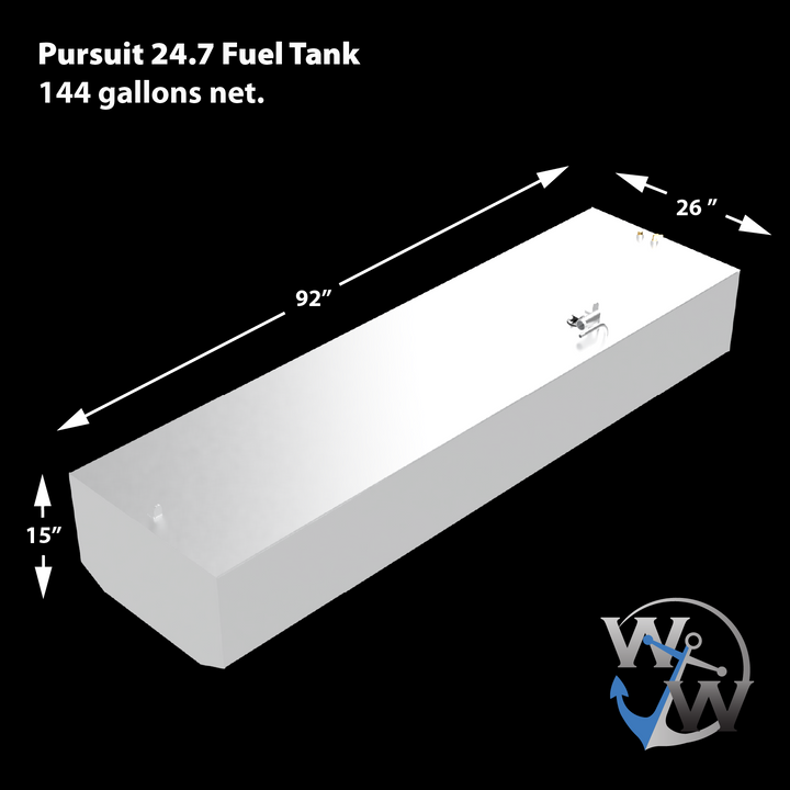 Pursuit 24.7  (144 gal. net) OEM Replacement Fuel Tank