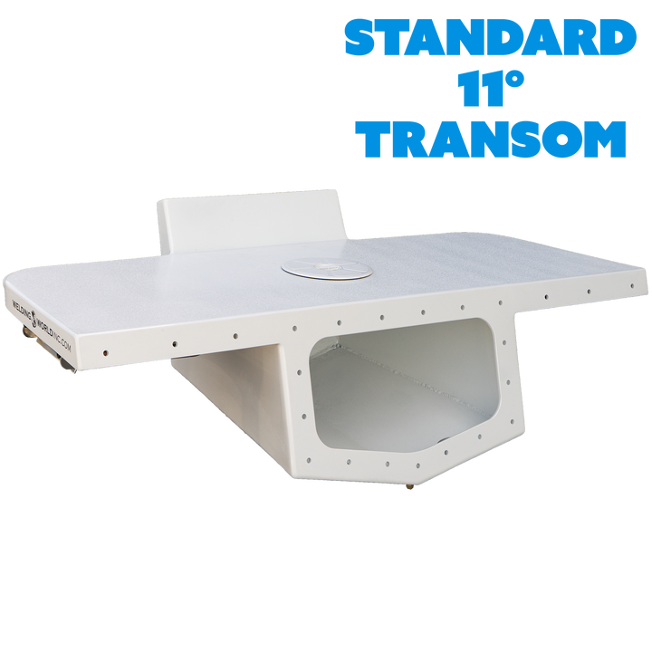 Standard High Flotation Single Outboard Engine Bracket - 11° Transom